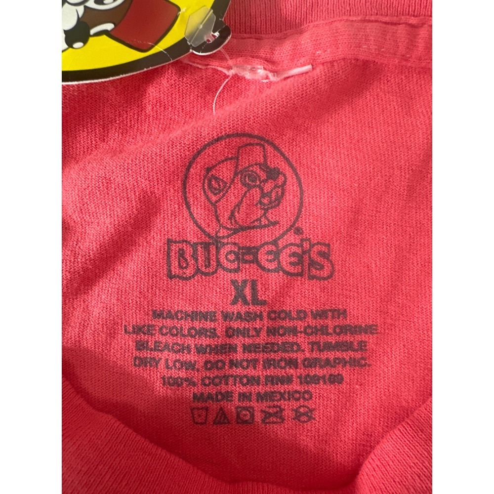 Buc-ee's Life is Sweeter Watermelon Truck Graphic T-Shirt Coral Red XL NWT - Picture 5 of 6